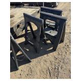 2 Pairs of Poly Sawhorses