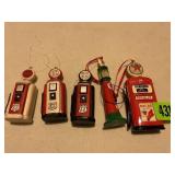 Gas Pump Ornaments
