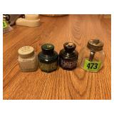 Vintage Ink Wells & Bottles