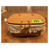 Longaberger Covered Basket