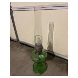 Green Aladdin Kerosene Lamp