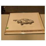 Corvette Signed Print