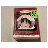 Snowshoe Rabbits in Winter Hallmark Ornament
