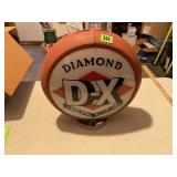 D-X Gas Pump Globe (Plastic Ring)