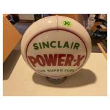 Sinclair Power-X Gas Pump Globe (Plastic Ring)
