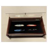 Corvette Pocket Knives in Display Case