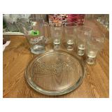 Coca-Cola Platter, Glasses, & Pitcher