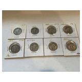 (8) Standing Liberty Quarters