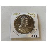1990 Wheat Penny Design1 oz. Silver