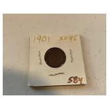 1901 Indian Head Penny