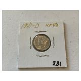1941 D Mercury Dime