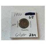 1900 Barber Dime