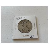 1920 S Walking Liberty Half Dollar