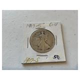 1917 S Walking Liberty Half Dollar