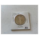 1934 Walking Liberty Half Dollar