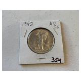 1942 Walking Liberty Half Dollar