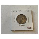 1927 D Standing Liberty Quarter