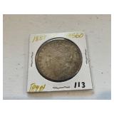 1887 S Morgan Dollar