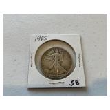 1945 Walking Liberty Half Dollar