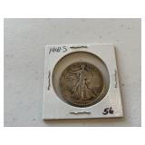 1941 S Walking Liberty Half Dollar