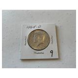 1964 D Kennedy Half Dollar