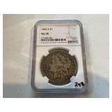 1895 S Morgan Dollar VG10