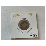 1906 Barber Dime