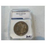 1885S Morgan Dollar AU58