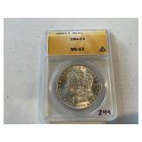 1884 O Morgan Dollar MS63