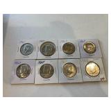(8) 40% Silver Kennedy Halves