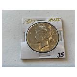 1927 Peace Dollar