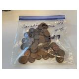Bag of Canadian Pennies