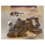 Bag of Canadian Pennies