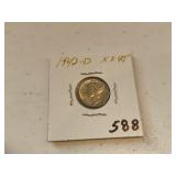 1942 D Mercury Dime