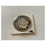 National League Champions Padres 1984 1 oz. Silver
