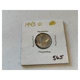 1943 D Mercury Dime