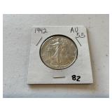 1942 Walking Liberty Half Dollar