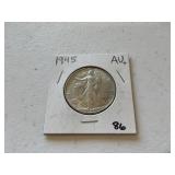1945 Walking Liberty Half Dollar