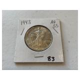 1943 Walking Liberty Half Dollar