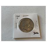 1960 D Franklin Half Dollar