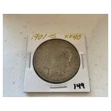1901 S Morgan Dollar