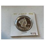 1985 Liberty Lobby 1 oz. Silver
