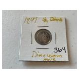 1847 1/2-Dime