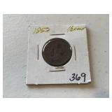 1853 Half-Cent