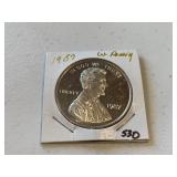 1990 Wheat Penny Design1 oz. Silver