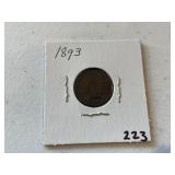 1893 Indian Head Penny