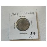 1897 V Nickel