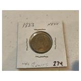 1883 V Nickel without Cents