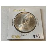 33.625 Grams Silver Mexican Coin