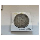 1891 CC Morgan Dollar